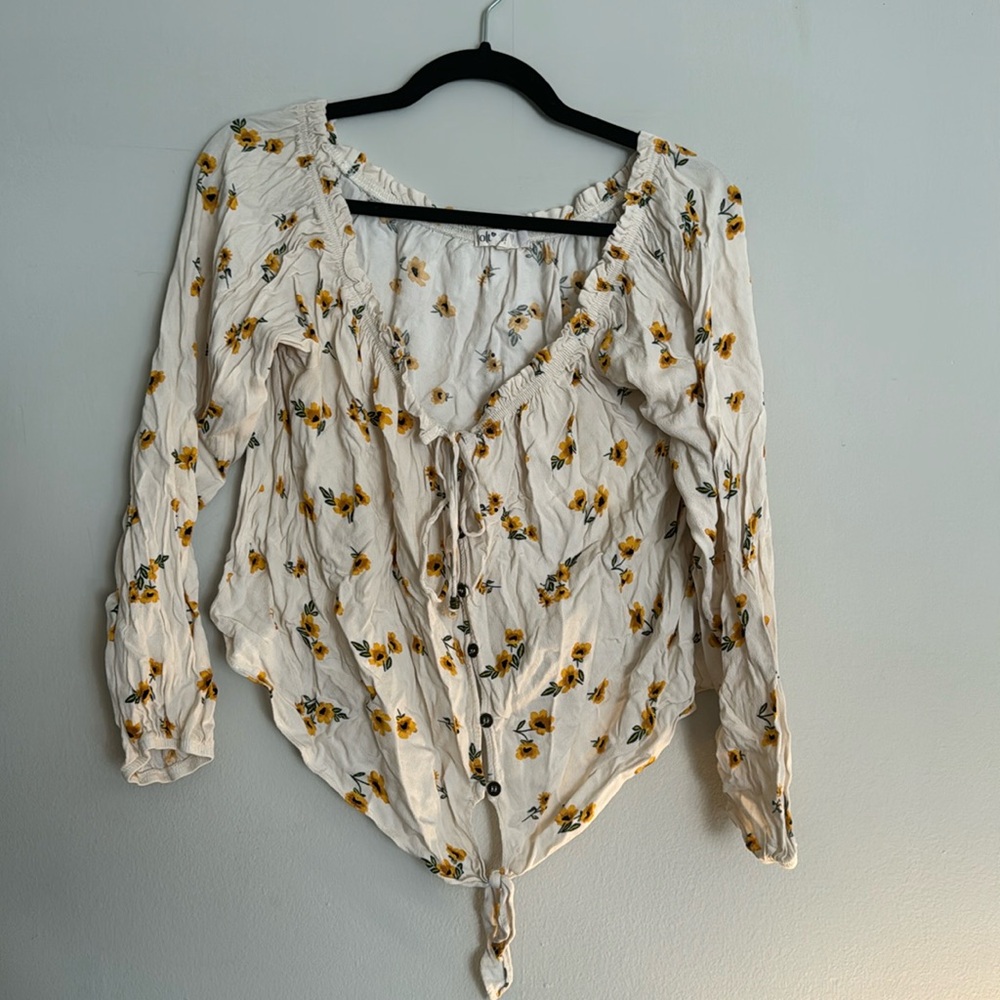 XL summer shirt with flowers